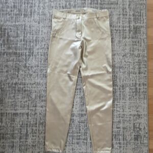 Freddy Metallic Champagne Slim Chinos